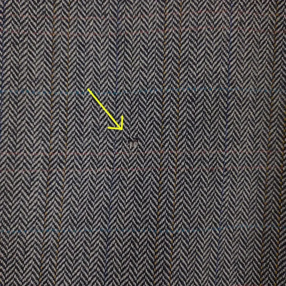Vtg 90s Y2K IZOD Men's 44L 100% Wool Herringbone Tweed Sports Coat Blazer Jacket